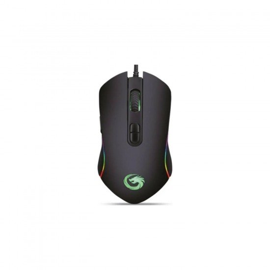 Lunatic HAWK Siyah 6400dpi RGB Ledli Gaming Oyuncu Mouse