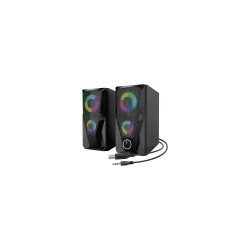 Mikado MD-336 2.0 6 Watt RGB Multimedya USB Speaker Siyah