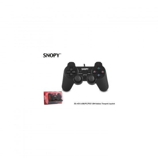 Snopy SG-401J USB/PC/PS3 1.8M Kablolu Titreşimli Joystick