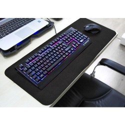 Tkz Gaming 80x40cm Kaymaz -Yanmaz Mouse Pad Siyah (Suya Daayanıklı )