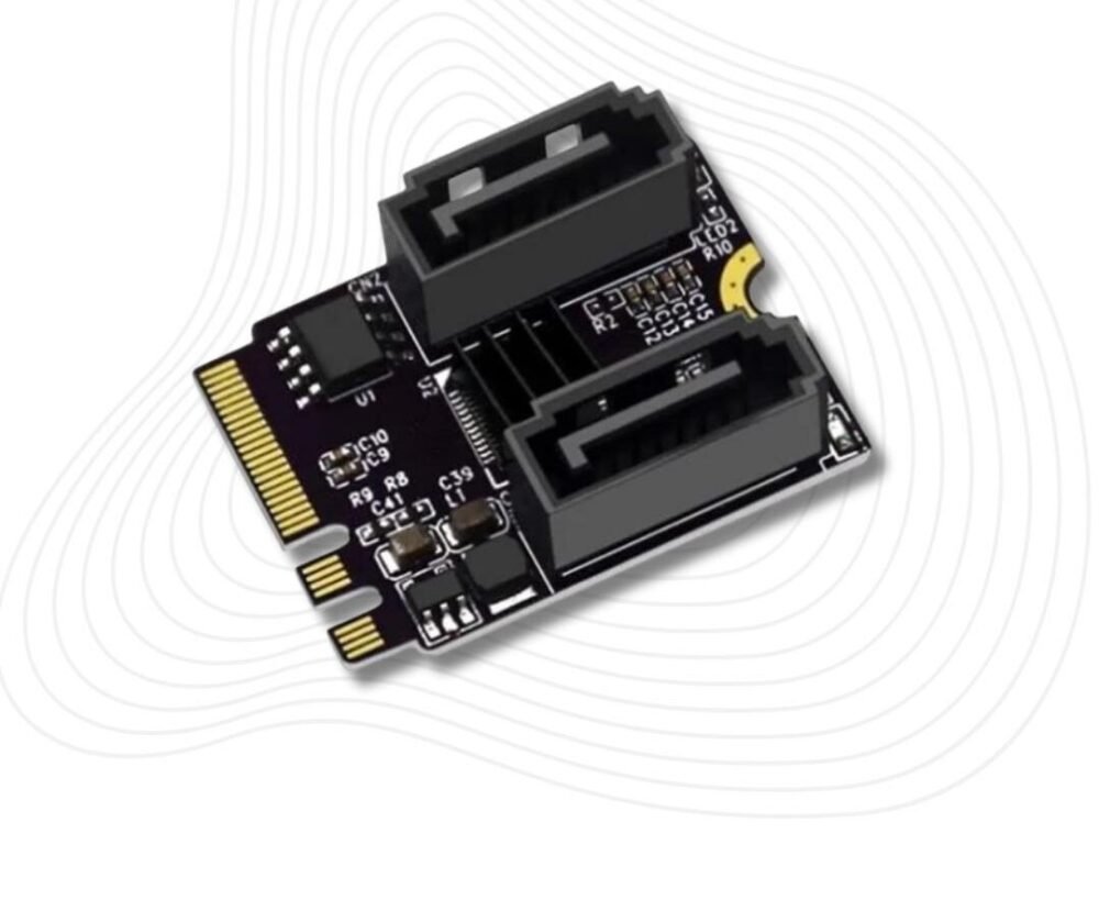 Lunatic 2447 M.2 Key A+E to SATA3.0 Expansion WiFi Port Çevirici Çoklayıcı Adaptör
