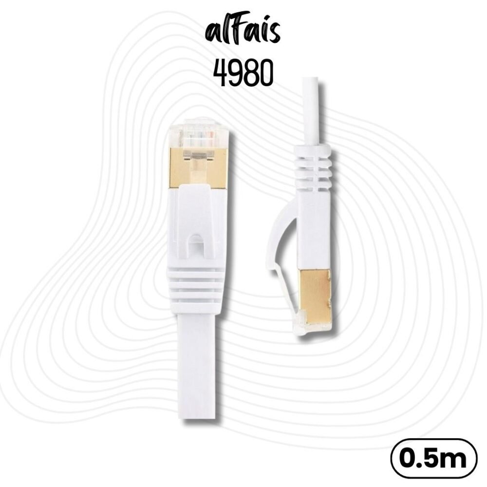 Lunatic 8049 Cat7 Ethernet Rj45 Modem Internet Kablosu 0.5 Metre 10gbps 600mhz