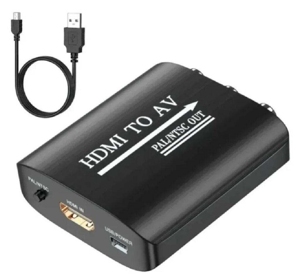 Lunatic 3443 Hdmi To Av Rca Tos Çevirici Dönüştürücü Adaptör