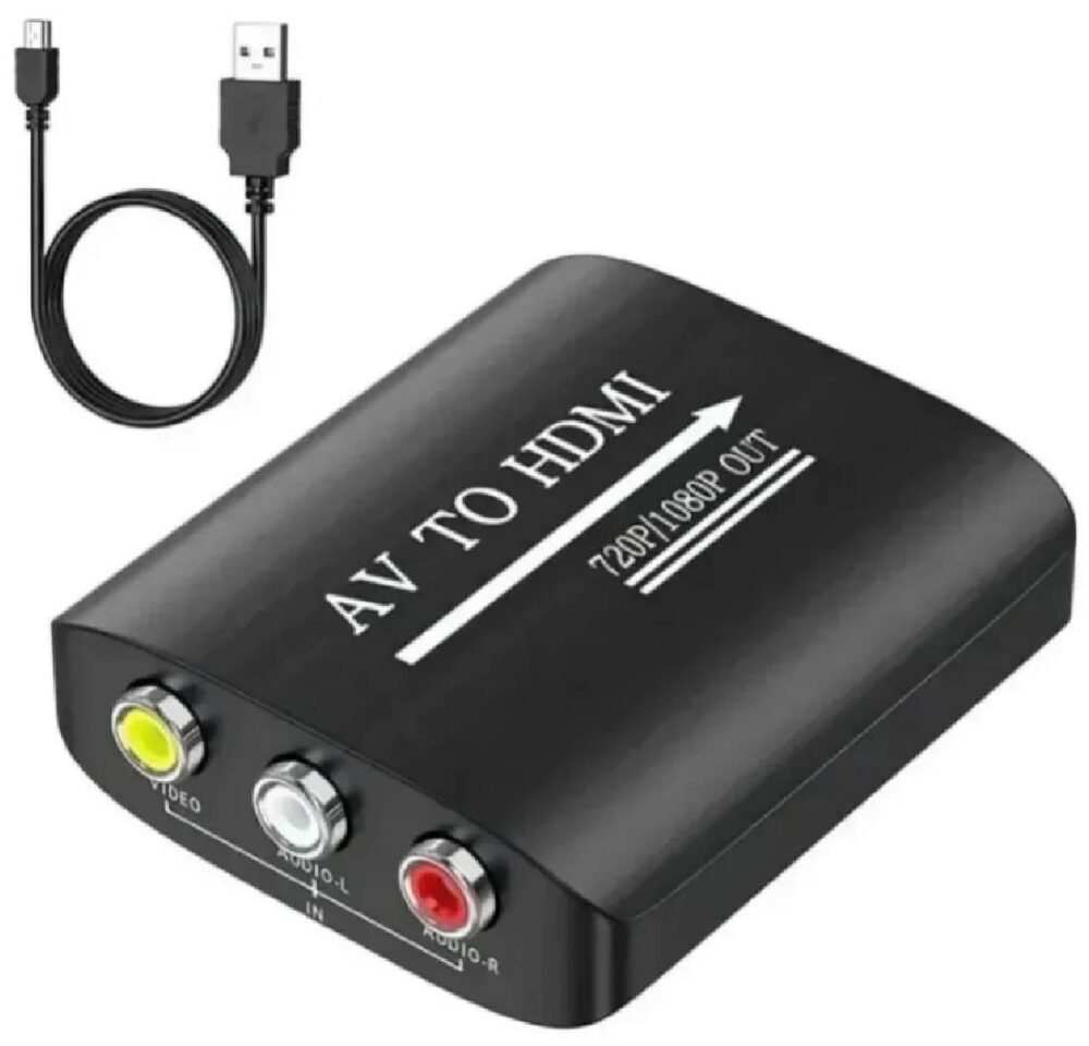 Lunatic 7943 Rca Av To Hdmi Çevirici 3RcA Dönüştürücü Adaptör 1080p