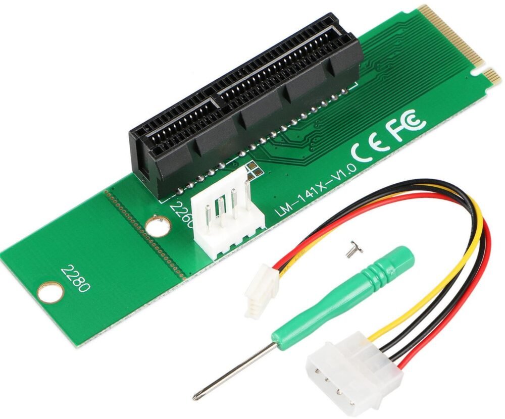 Lunatic 3644 M.2 Ngff Ssd To Pci-e Express 4x Çevirici Dönüştürücü Riser Kart Adaptörü