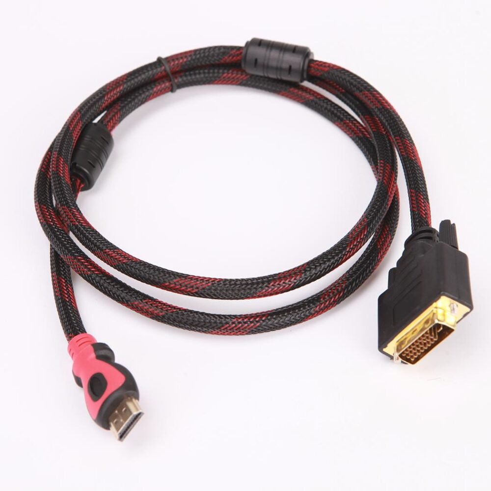 Lunatic 0046 Hdmi To Dvi 24+1 Çevirici Dönüştürücü Monitör Kablosu 1.5 Metre