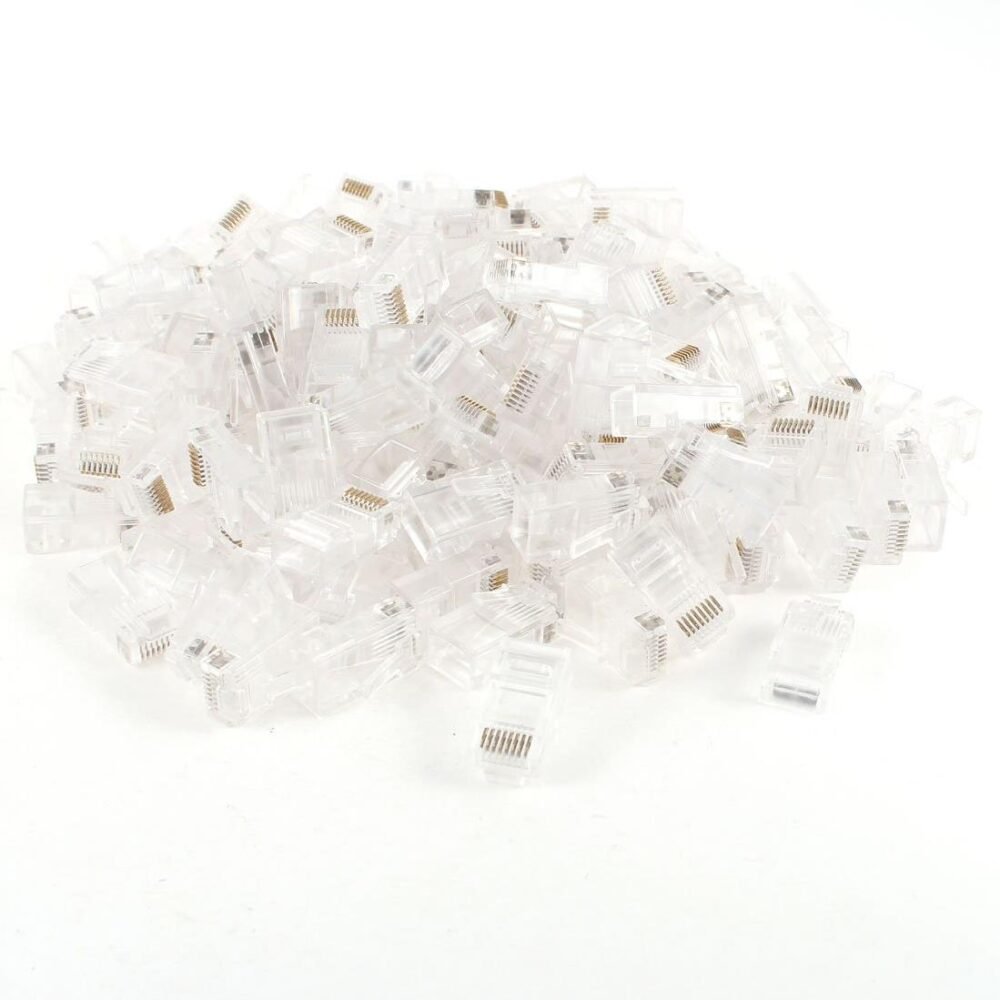 Lunatic 1546 Cat6 Rj45 Jack Konnektör Ethernet Kablo Ucu Cakı 100 Adet