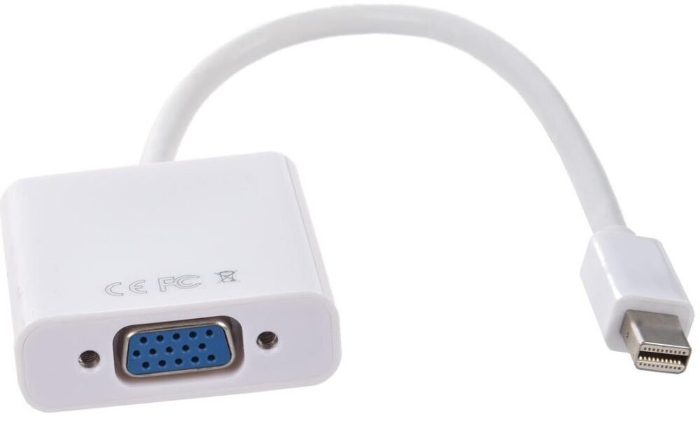 Lunatic 8946 Mini Displayport to VGA Çevirici Dönüştürücü Macbook Adaptör Kablosu