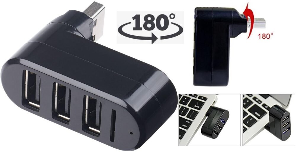 Lunatic 9246 4 Port Usb 2.0 Hub Çoklayıcı Çoğaltıcı 180 Derece