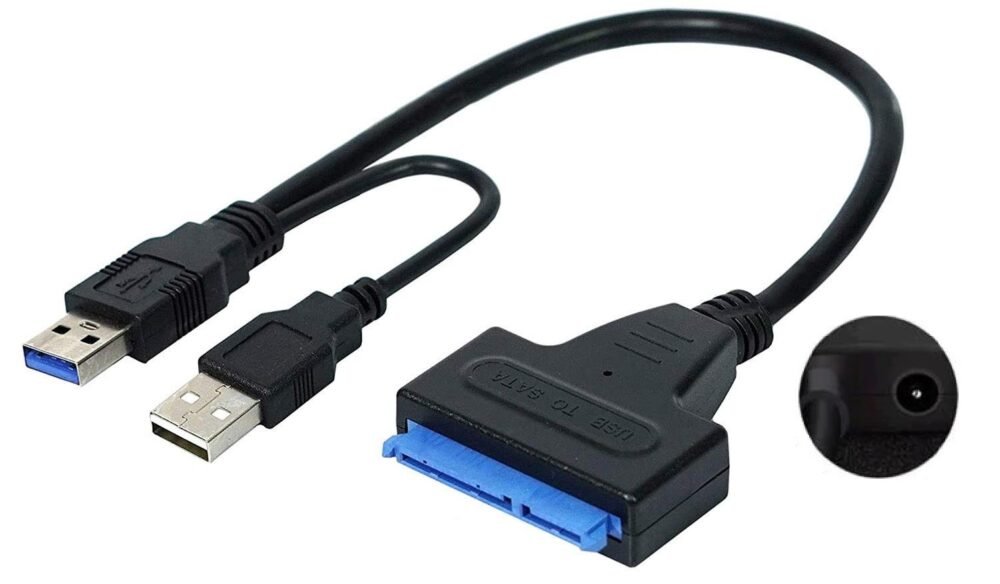 Lunatic 4147 USB 3.0 2.5 3.5 İnç Sata SSD HDD Hard Disk Çevirici Dönüştürücü Adaptör Kablosu