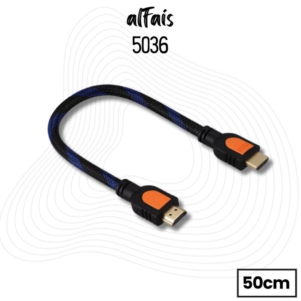 Lunatic 3650 Hdmi Erkek Eerkek Kısa Bağlantı Kablosu 50 cm