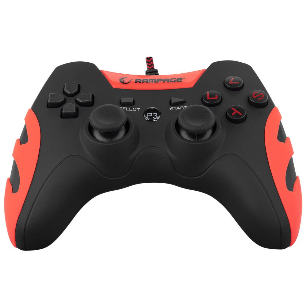 Rampage SG-R218 PS3/PC X INPUT Kırmızı USB 1.8m Joypad