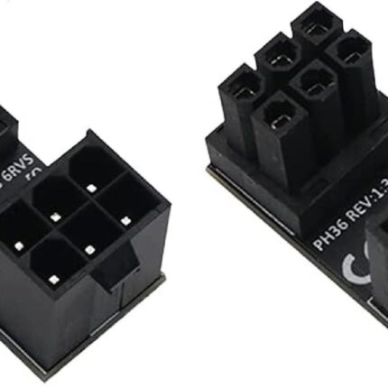 Lunatic 7449 Atx 6 Pin To 180 Derece Dişi Erkek Ekran Kartı Güç Çevirici Dönüştürücü Adaptör