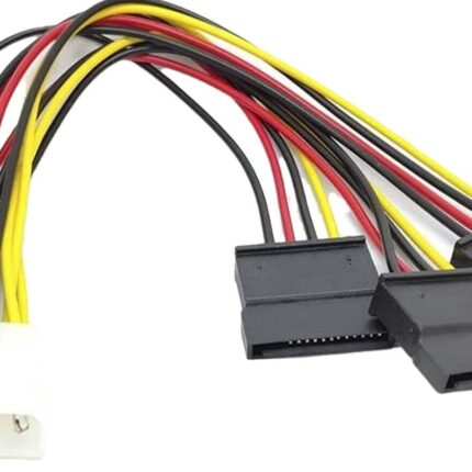 Lunatic 8549 Kasa içi 3 Port ide Molex Sata Power Hdd 4 Pin Güç Kablosu