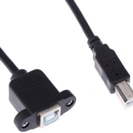 Lunatic 6352 Usb Printer Yazıcı Panel Tipi Vida Girişli Bağlantı Kablosu 50cm