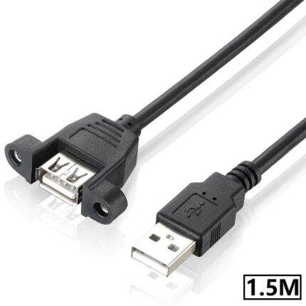 Lunatic 8748 Usb Dişi Erkek Panel Tipi Data Uzatma Kablosu 1.5 Metre