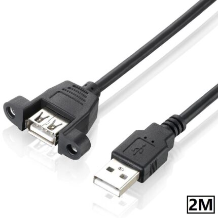 Lunatic 8848 Usb Dişi Erkek Panel Tipi Data Uzatma Kablosu 2 Metre