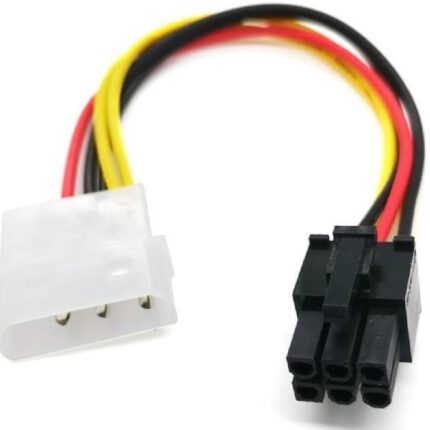 Lunatic 7849 Molex 4 Pin 6 Pin Pci-e Dönüştürücü Ekran Kartı Güç Power Kablosu
