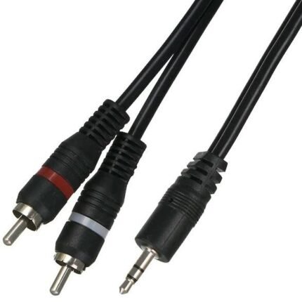 Lunatic 4s79s 3.5mm Stereo To 2rca Aux Ses Kulaklık Çevirici Kablosu (1.8 Metre)