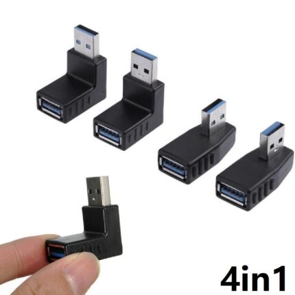 Lunatic 6144 Usb 3.0 90 Derece Çevici Dönüştürücü Adaptör Seti 4in1
