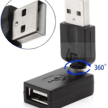 Lunatic 6452 Usb To Dişi Erkek 360 Derece Dönebilen Çevirici Dönüştürücü Adaptör