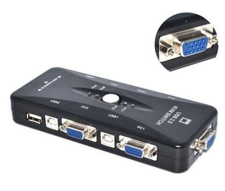 20122021080234.jpeg Lunatic 1042 4 Port USB to KVM Switch Çoklayıcı Kasa Çoğaltıcı - Görsel 1