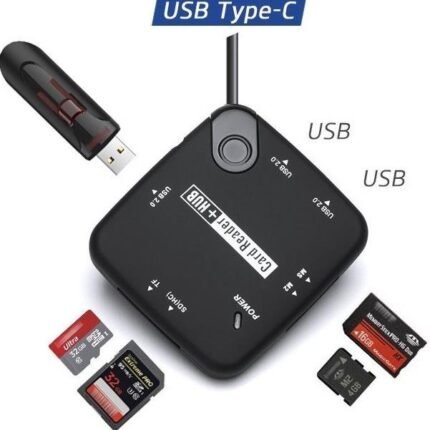 Lunatic 2551 Type C Usb 3.1 Hub Kart Okuyucu Micro Sd Tf Ms M2 Çevirici Dönüştürücü