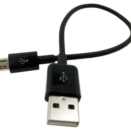 Lunatic 6845 Micro Usb Kısa Data Şarj Kablosu Android Uyumlu (15 Cm)