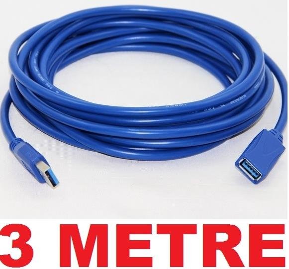 23122021141231.jpeg Lunatic 2746 Usb 3.0 Harddisk HDD Uzatma Uzatıcı Ekleme Kablosu 3 Metre - Görsel 1