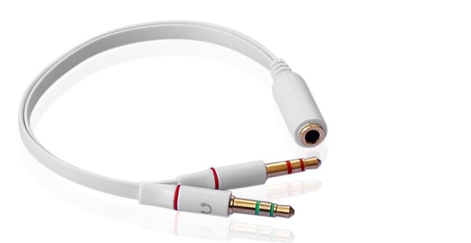 23122021154618.jpeg Lunatic 5246 3.5mm Kulaklık Mikrofon Çoklayıcı Ayırıcı Birleştirici Switch Splitter - Görsel 1