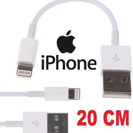Lunatic 6346 USB Lightning Kısa Data Şarj Kablosu 20 cm (Apple iPhone İçin)