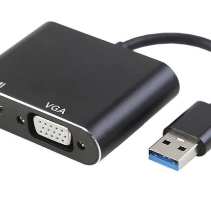 Lunatic 6947 Usb 3.0 To Hdmi Vga 1080P Monitör Genişletici Çevirici Dönüştürücü Adaptör