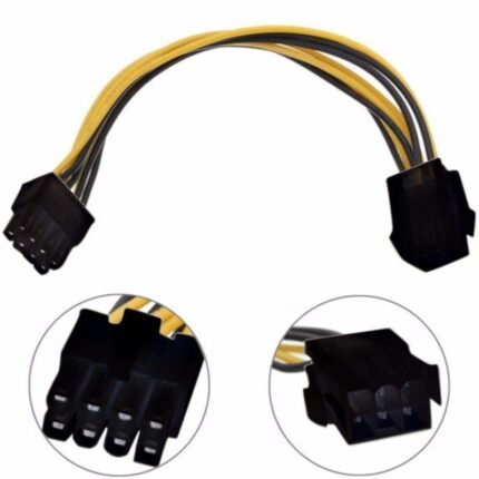 Lunatic 3048 6 Pin To 8 Pin Pcı E Express Çevirici Power Güç Kablosu
