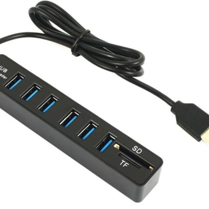 Lunatic 9146 Usb Hub 6 Port MicroSD Tf Sd Kart Okuyucu Çoklayıcı