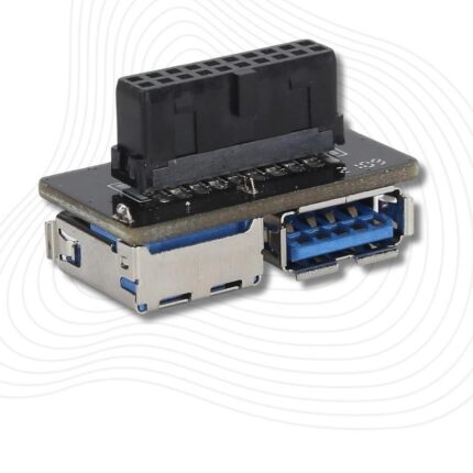 Lunatic 4750 Kasa İçi Usb 3.0 19 20 Pin Dişi To 2X Anakart Çoklayıcı Adaptör