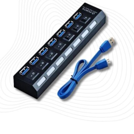Lunatic 5852 7 Port Usb 3.0 2.0 Hub Anahtarlı Çoklayıcı Çoğaltıcı Switch