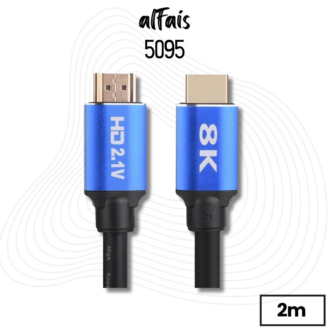 30122023165039.jpeg Lunatic 9550 8K Ultra HD 2.1V 48Gbps Altın Kaplama Hdmi Kablo UHD 2 Metre - Görsel 1