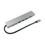 Lunatic 7020 USB Type-C Hub Dönüştürücü 8 in 1 Çoklayıcı - HDMI, 2 Adet USB 3.0, 2 Adet USB C, SD/MicroSD, Ethernet - Çevirici 8li Port USB C Adaptör Bağlantı Noktası Ara Kablo - Görsel 6