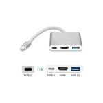 Lunatic 6249 USB 3.1 Type C To HDMI USB 3.0 Çevirici Dönüştürücü Adaptör Kablosu