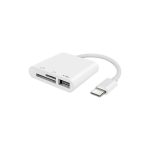 Alfais 5232 USB Type-C Kart Okuyucu – Hızlı Veri Transferi, SD/MicroSD/TF Kart Desteği, Tak Çalıştır Özellikli