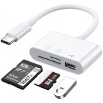 Alfais 5232 USB Type-C Kart Okuyucu – Hızlı Veri Transferi, SD/MicroSD/TF Kart Desteği, Tak Çalıştır Özellikli - Görsel 6