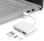 Lunatic 3252 Usb Type C To Sd Microsd Tf Kart Okuyucu Usb 3in1 Çevirici Dönüştürücü Adaptör - Görsel 4