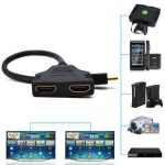 Lunatic 6446 2 Port HDMI Splitter Switch Çoklayıcı Çoklu Ekran Model Sinyal Kayıpsız - Görsel 5