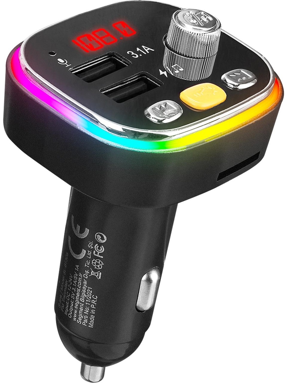 s-link-sl-bt306-cift-usb-5v-3-1a-rainbow-isikli-led-ekran-tf-kart-fm-transmitter-3284.jpg S-Link Sl-Bt306 Çift Usb 5V 3.1A Rainbow Işıklı Led Ekran Tf Kart Fm Transmitter - Görsel 1